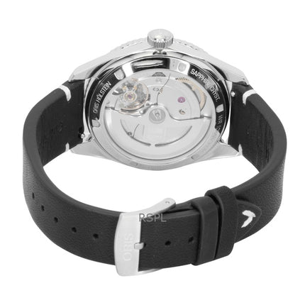 Oris Divers Sixty Five 12H læderrem sort urskive automatisk 01 400 7772 4054-07 5 20 82 100M herreur