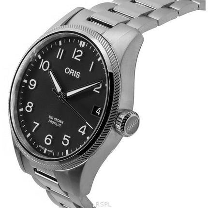 Oris Big Crown ProPilot Rustfrit Stål Grå Urskive Automatisk 01 751 7761 4063-07 8 20 08P 100M Herreur