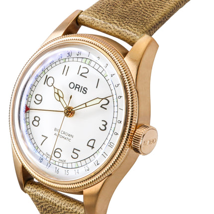 Oris Big Crown Father Time Limited Edition White Dial Automatic 01-754-7741-3161-Set herreur med ekstra armbånd