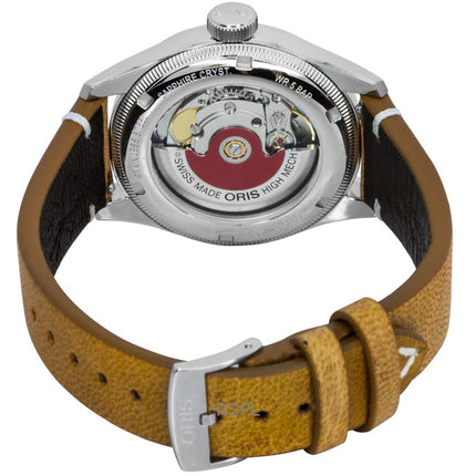 Oris Big Crown Cervo Volante læderrem grøn urskive automatisk 01-754-7779-4067-Set herreur