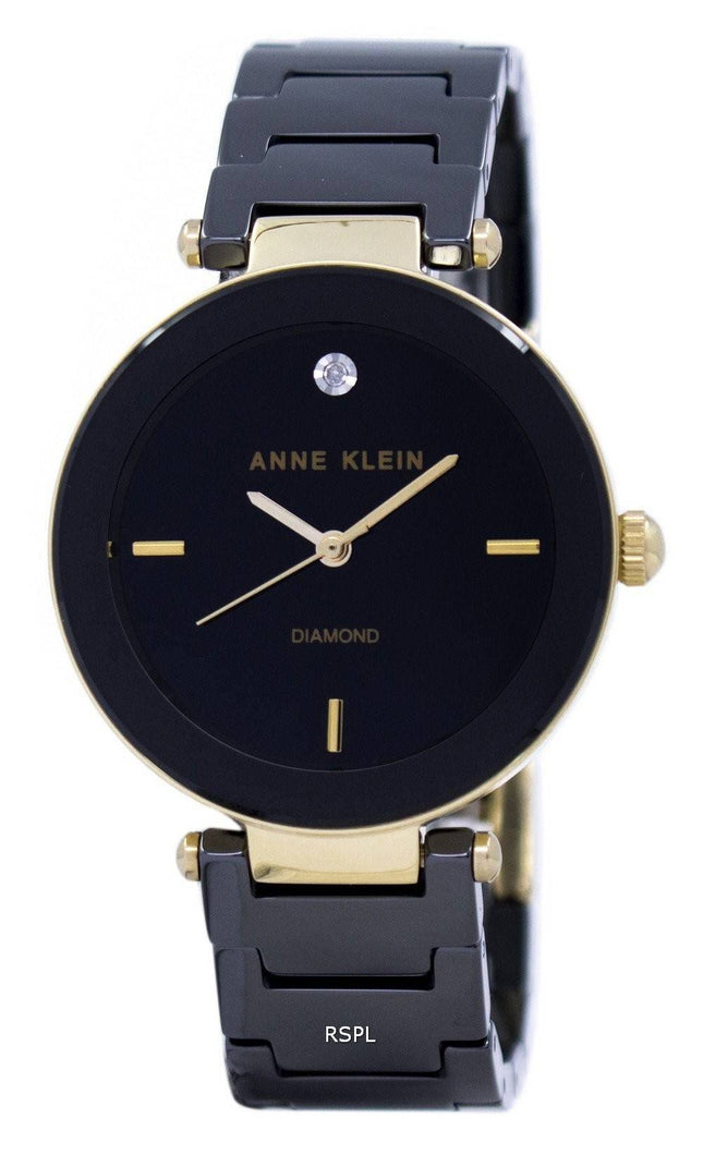 Anne Klein kvarts 1018BKBK kvinders Watch