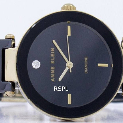 Anne Klein kvarts 1018BKBK kvinders Watch