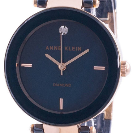 Anne Klein 1018RGNV Quartz Diamond Accents Women's Watch