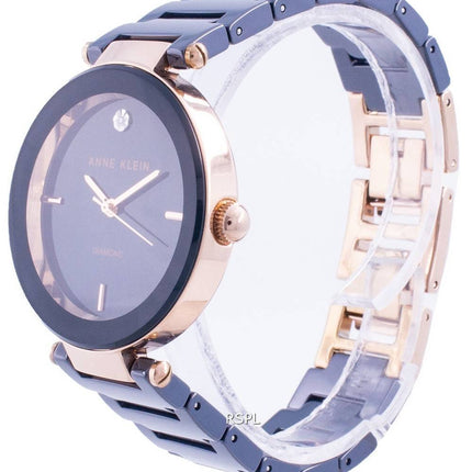 Anne Klein 1018RGNV Quartz Diamond Accents Women's Watch