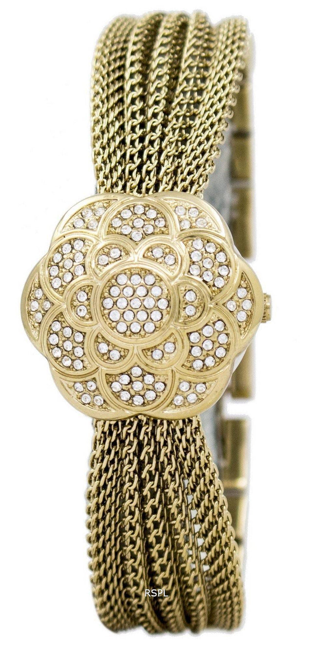 Anne Klein kvarts Swarovski Crystal Multi kæde 1046CHCV kvinders Watch