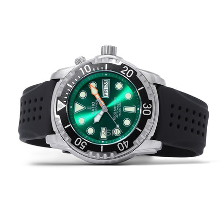 Ratio Free Diver Helium-Safe 1000M Safir Automatic 1068HA90-34VA-GRN Herreur