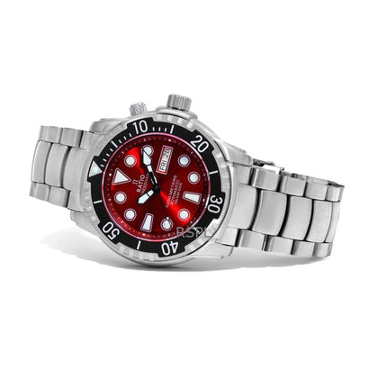 Renoveret Ratio FreeDiver Helium-Safe 1000M Sapphire Automatic 1068HA96-34VA-RED Herreur