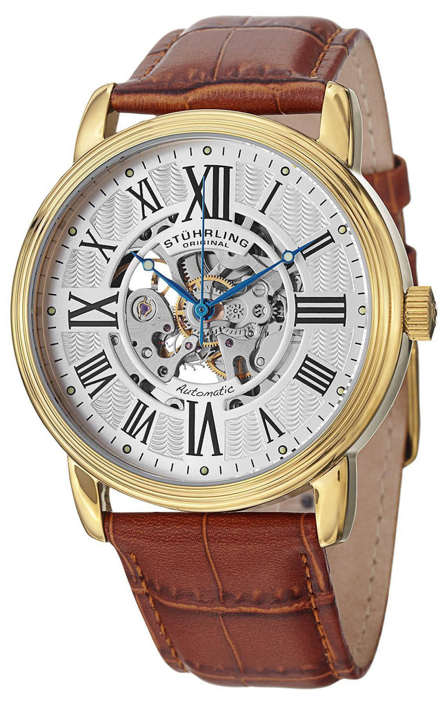 Stuhrling Original klassisk Delphi Venezia automatisk 1077.3335K2 Herreur