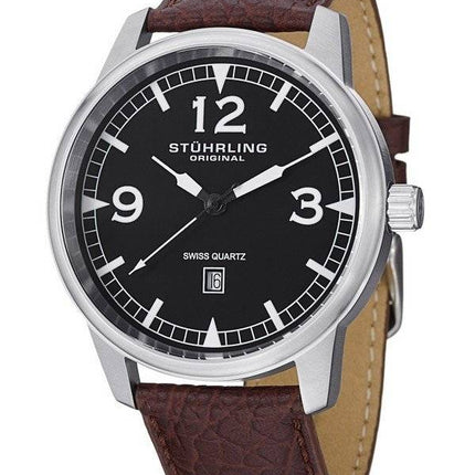 Stuhrling Original Condor schweizisk Quartz 1129Q.01 Herreur