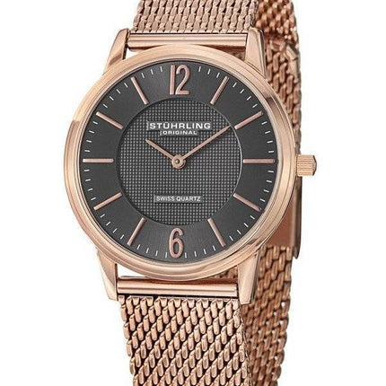 Stuhrling Original Somerset Elite schweizisk Quartz 122.334454 Herreur