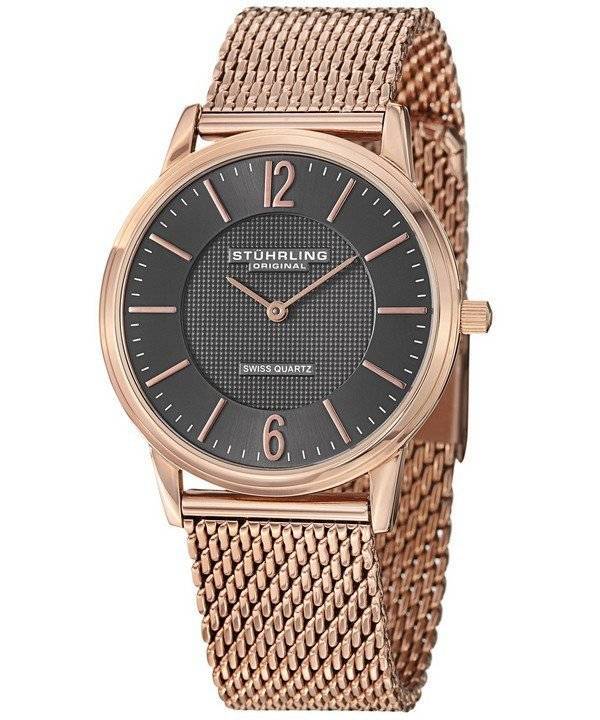 Stuhrling Original Somerset Elite schweizisk Quartz 122.334454 Herreur