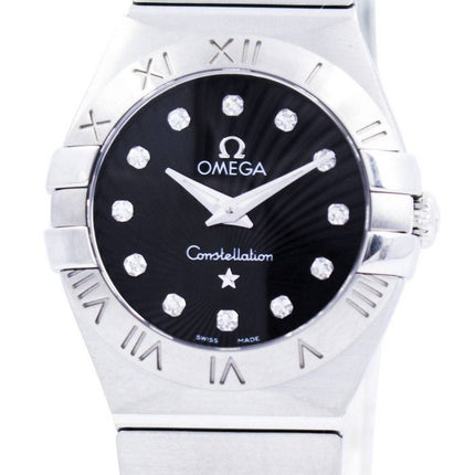Omega Constellation kvarts Diamond Accent 123.10.24.60.51.001 kvinders Watch