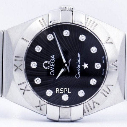 Omega Constellation kvarts Diamond Accent 123.10.24.60.51.001 kvinders Watch
