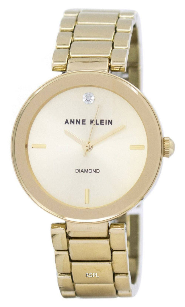 Anne Klein kvarts 1362CHGB kvinders Watch