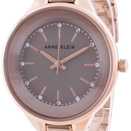Anne Klein Swarovski Crystal Accent 1408TNRG Quartz Women's Watch