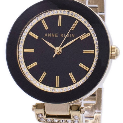Anne Klein kvarts diamant accenter 1906BKGB kvinders Watch