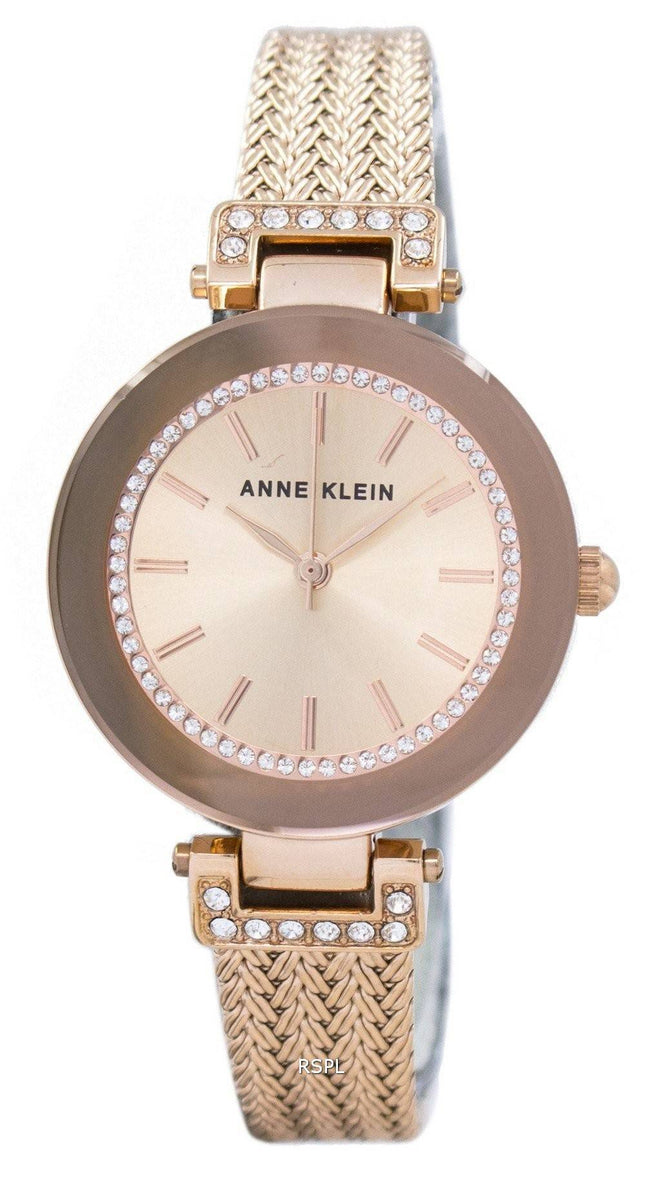 Anne Klein kvarts Swarovski krystal 1906RGRG kvinders Watch
