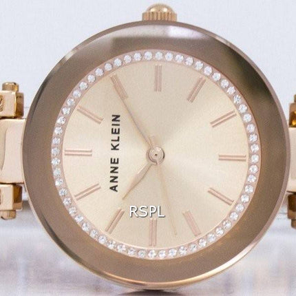 Anne Klein kvarts Swarovski krystal 1906RGRG kvinders Watch