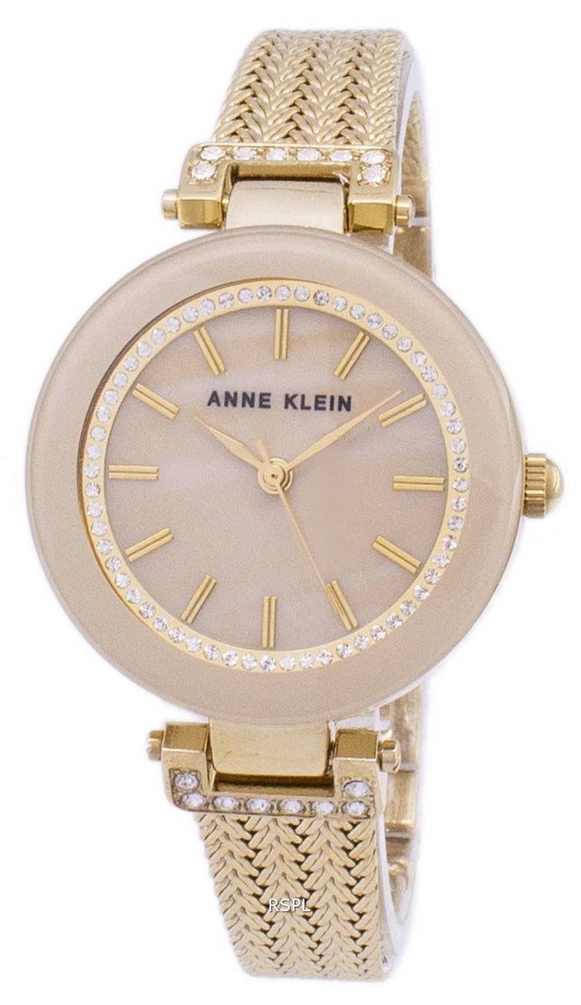 Anne Klein kvarts diamant accenter 1906TMGB kvinders Watch