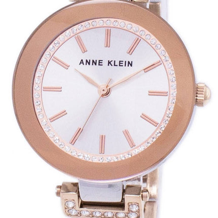 Anne Klein kvarts diamant accenter 1907SVRT kvinders Watch