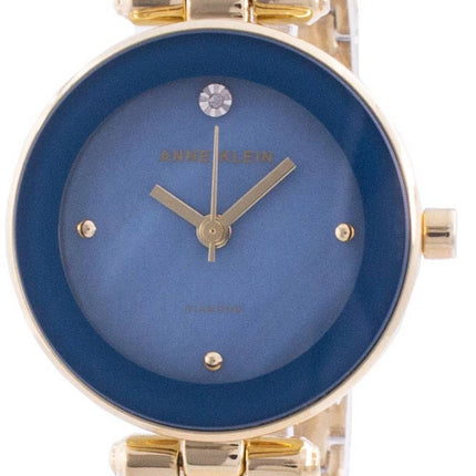 Anne Klein 1980BLGB Quartz Diamond Accents Women's Watch