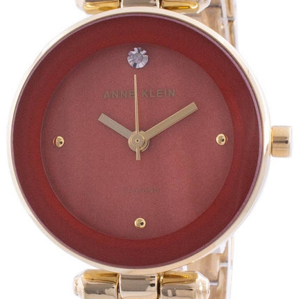 Anne Klein 1980RUGB Quartz Diamond Accents Women's Watch