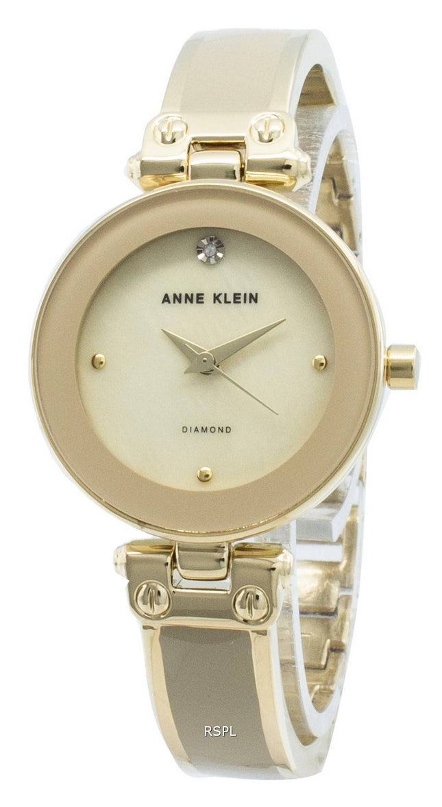 Anne Klein 1980TMGB Diamond Accents Quartz Women's Watch