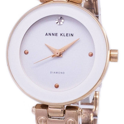 Anne Klein kvarts diamant accenter 1980WTRG kvinders Watch
