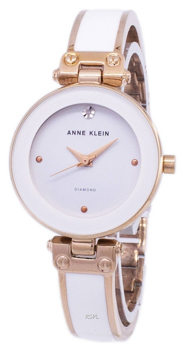 Anne Klein kvarts diamant accenter 1980WTRG kvinders Watch