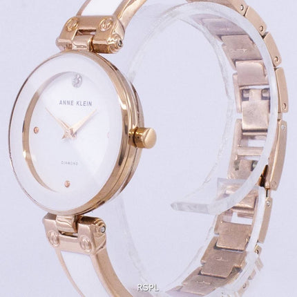 Anne Klein kvarts diamant accenter 1980WTRG kvinders Watch