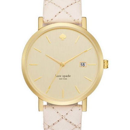 Kate Spade New York Metro Grand kvarts læder rem 1YRU0844 kvinders ur