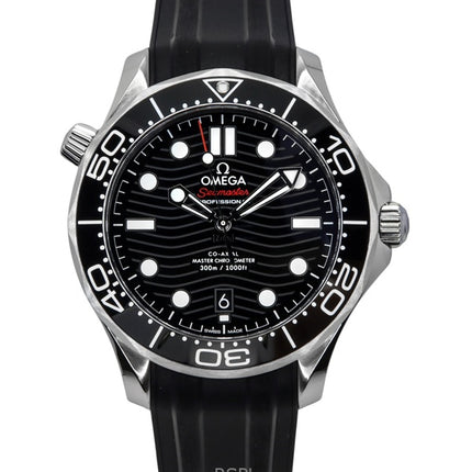 Omega Seamaster gummirem Black Dial Automatic Diver's 210.32.42.20.01.001 300M herreur
