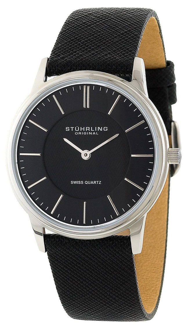 Stuhrling Original klassisk Ascot Newberry schweizisk Quartz 238.32151 Herreur