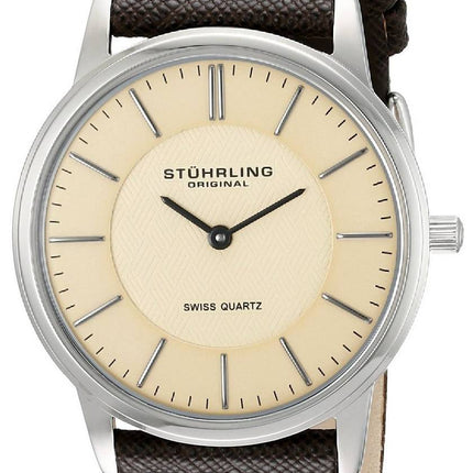 Stuhrling Original klassisk Ascot Newberry schweizisk Quartz 238.321K43 Herreur
