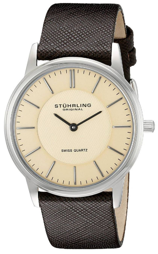 Stuhrling Original klassisk Ascot Newberry schweizisk Quartz 238.321K43 Herreur