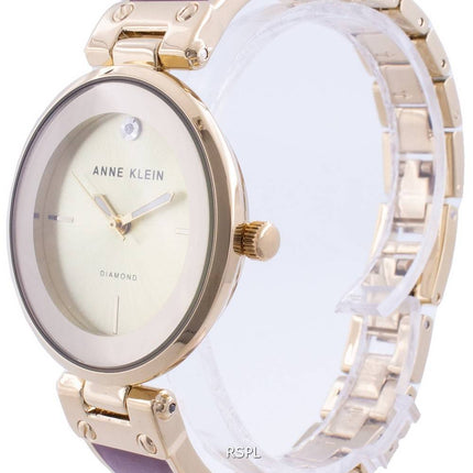 Anne Klein 2512BYGB Quartz Diamond Accents Women's Watch