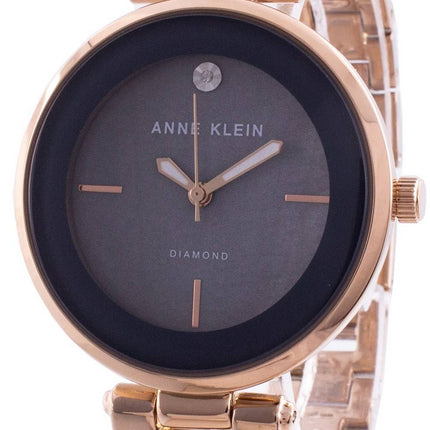 Anne Klein 2512GYRG Quartz Diamond Accents Women's Watch