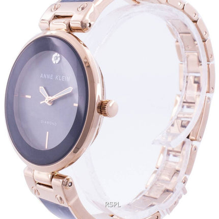 Anne Klein 2512GYRG Quartz Diamond Accents Women's Watch