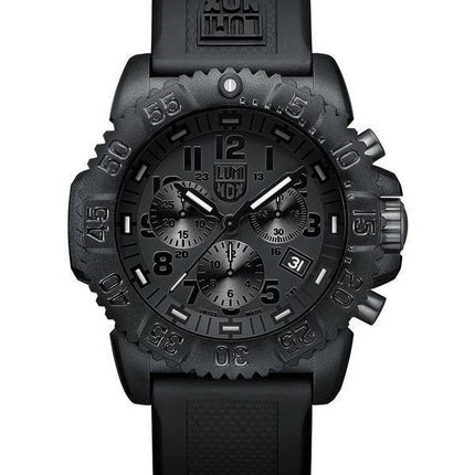 Luminox havet Navy Seal Colormark Chrono 3080 serie schweizisk Quartz 200M XS.3081.BO Herreur