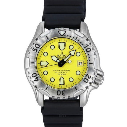Ratio FreeDiver Professional 500M Sapphire Yellow Dial Automatisk 32GS202A-YLW herreur
