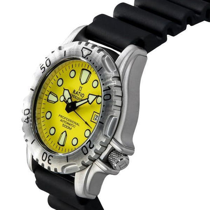 Ratio FreeDiver Professional 500M Sapphire Yellow Dial Automatisk 32GS202A-YLW herreur