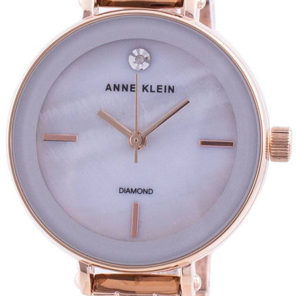Anne Klein 3386LGRG Quartz Diamond Accents Women's Watch