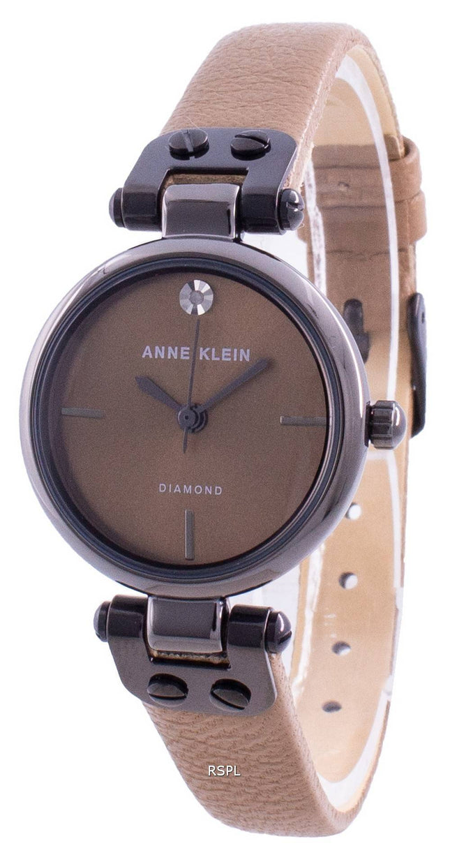 Anne Klein Ægte Diamond 3513GYMO Quartz Women's Watch