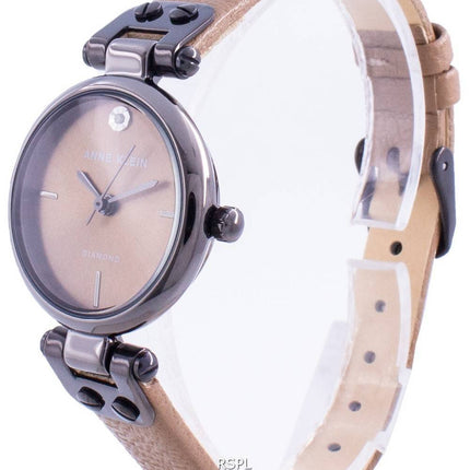 Anne Klein Ægte Diamond 3513GYMO Quartz Women's Watch