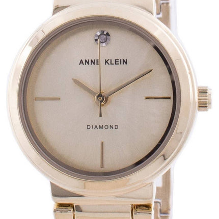 Anne Klein Ægte Diamond 3528CHGB Quartz Women's Watch