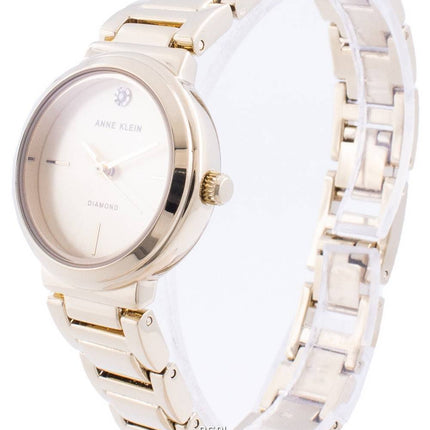 Anne Klein Ægte Diamond 3528CHGB Quartz Women's Watch