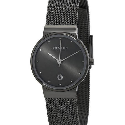 Skagen kvarts kanonmetal Swarovski krystaller 355SMM1 kvinders ur