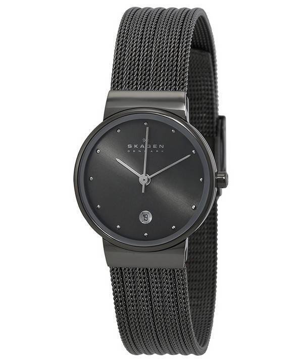 Skagen kvarts kanonmetal Swarovski krystaller 355SMM1 kvinders ur