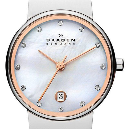 Skagen Ancher kvarts diamanter Accent 355SSRS kvinders Watch