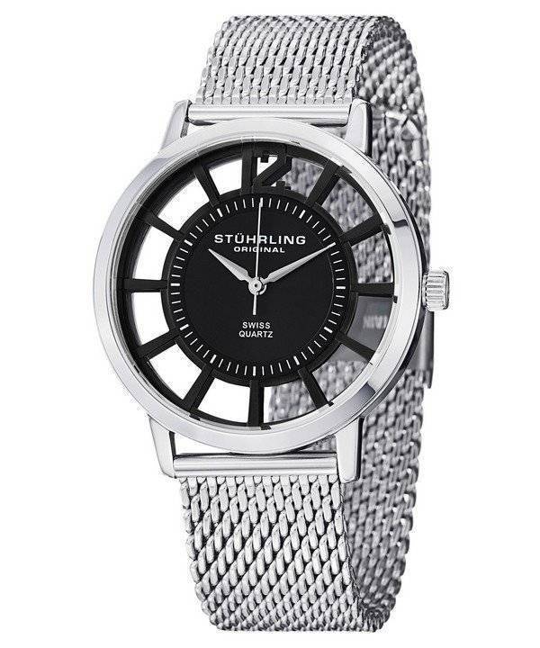 Stuhrling Original Winchester Del Sol Elite schweizisk Quartz 388M.02 Herreur